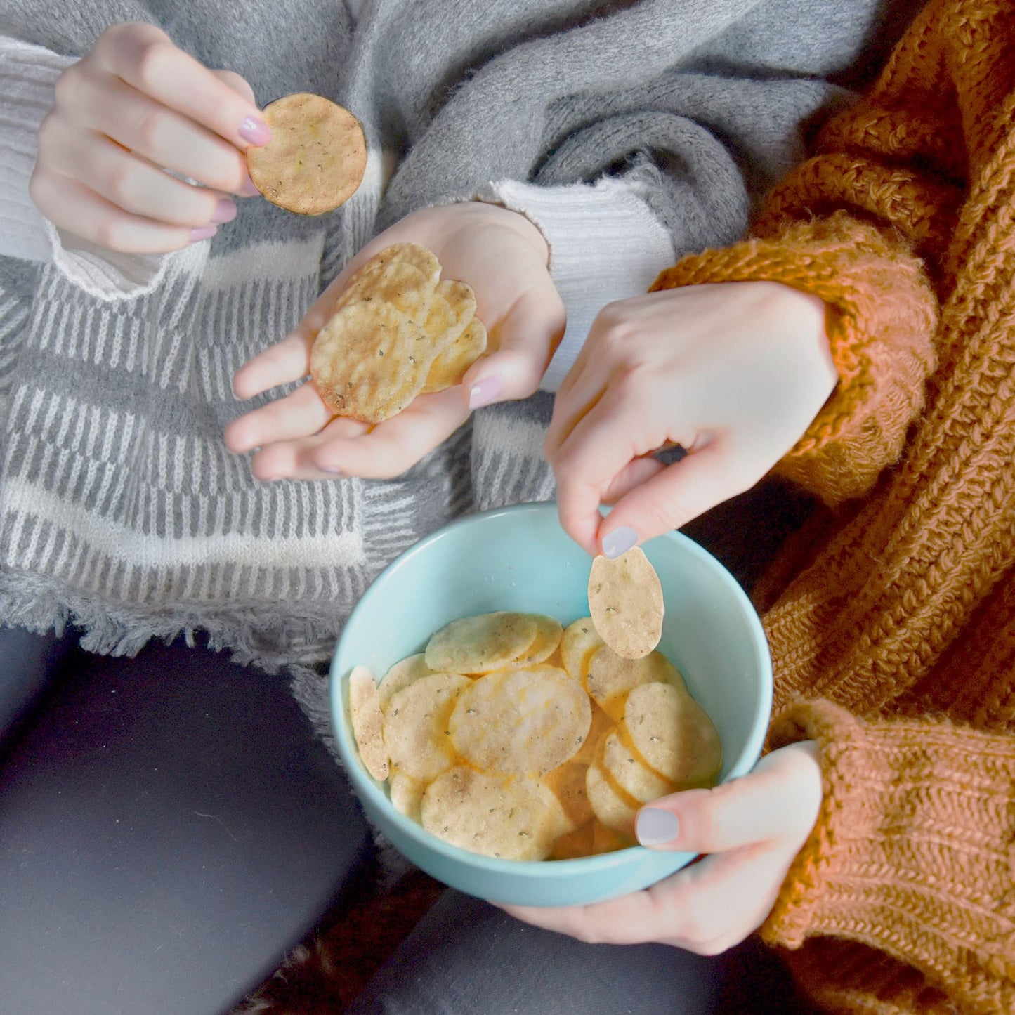 Good Thins Parmesan & Garlic Rice & Cheese Crackers, Gluten Free, 3.5 oz