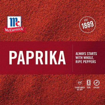McCormick Gourmet Organic Paprika - 1.62 Oz, Premium Spice for Cooking