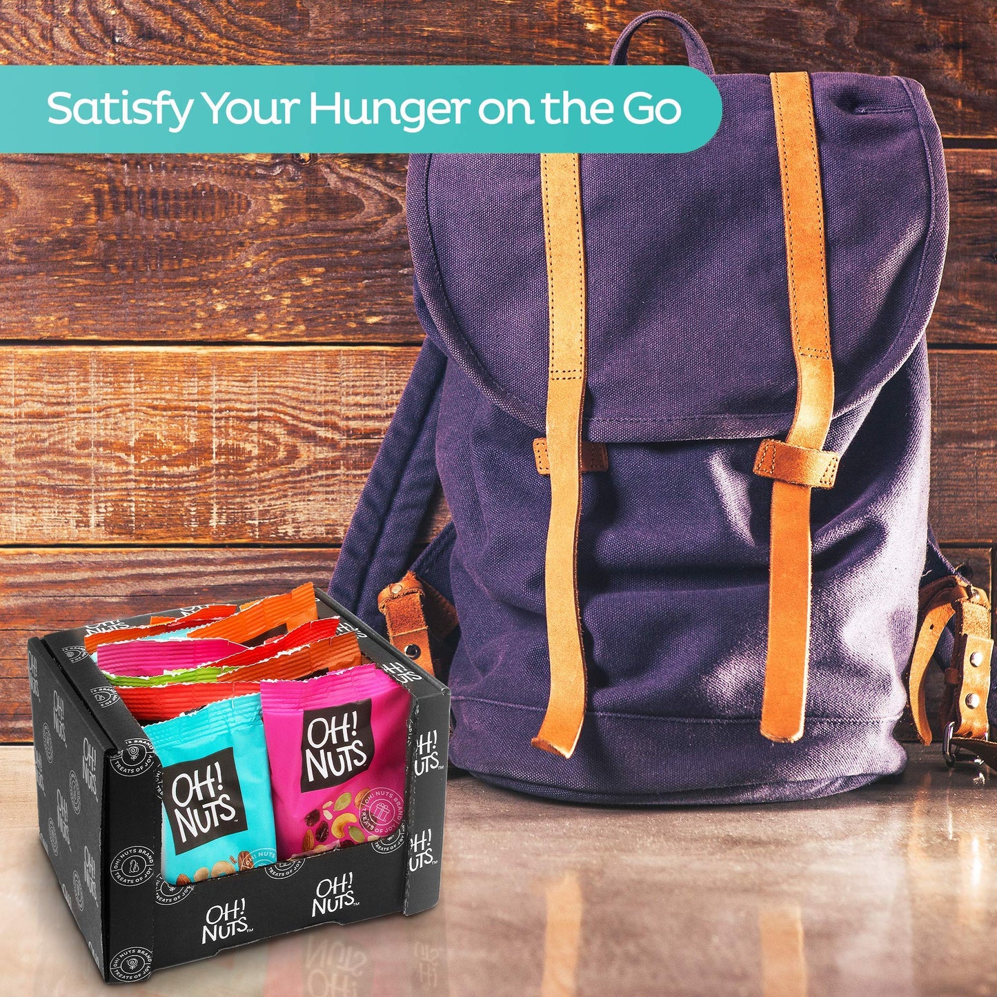 Trail Mix Individual Nut Snacks For On-The-Go | 12 Convenient Nut Snacks For School | Bulk Nuts Variety | Individual Packs (1.5