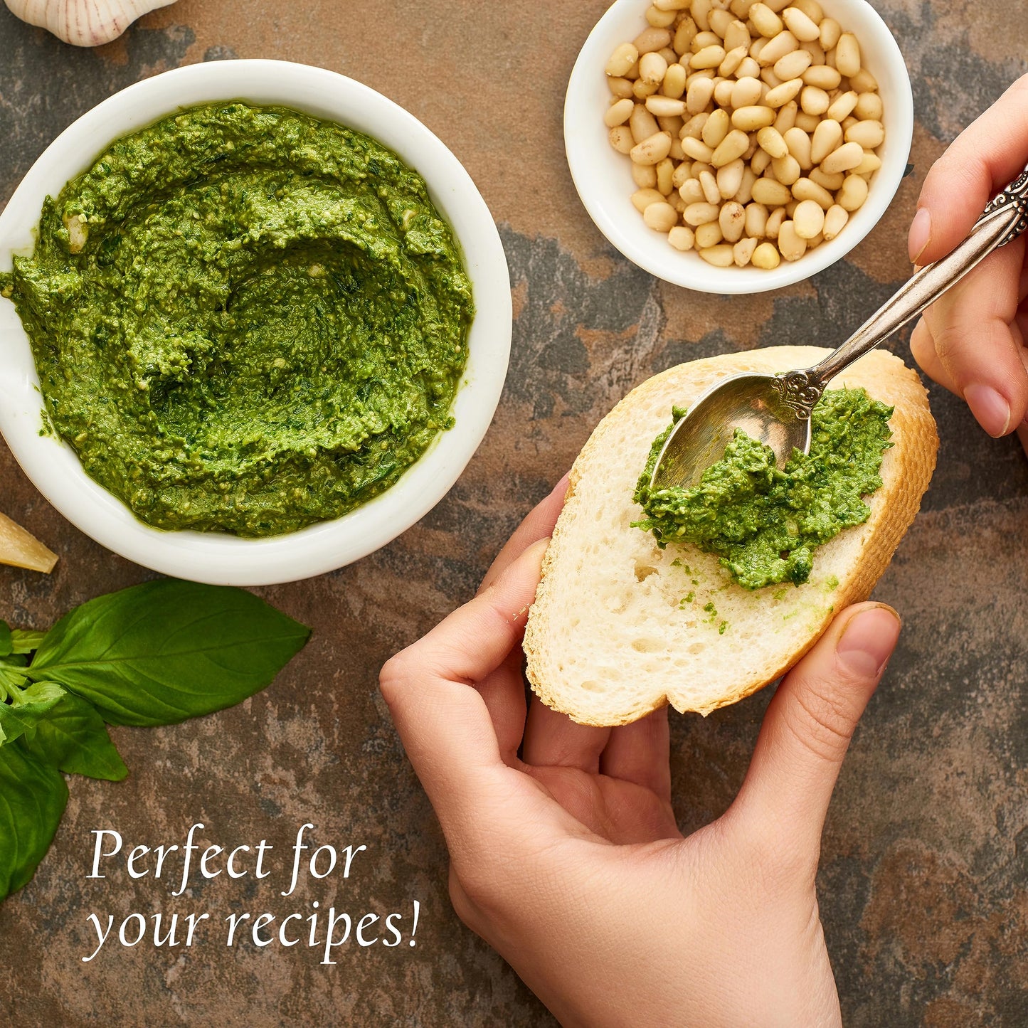 Pine Nuts Raw 2 Pounds | Whole & Natural Unsalted Pignolias | Healthy Protein Snack And Versatile For Cooking, Baking, Salads, P