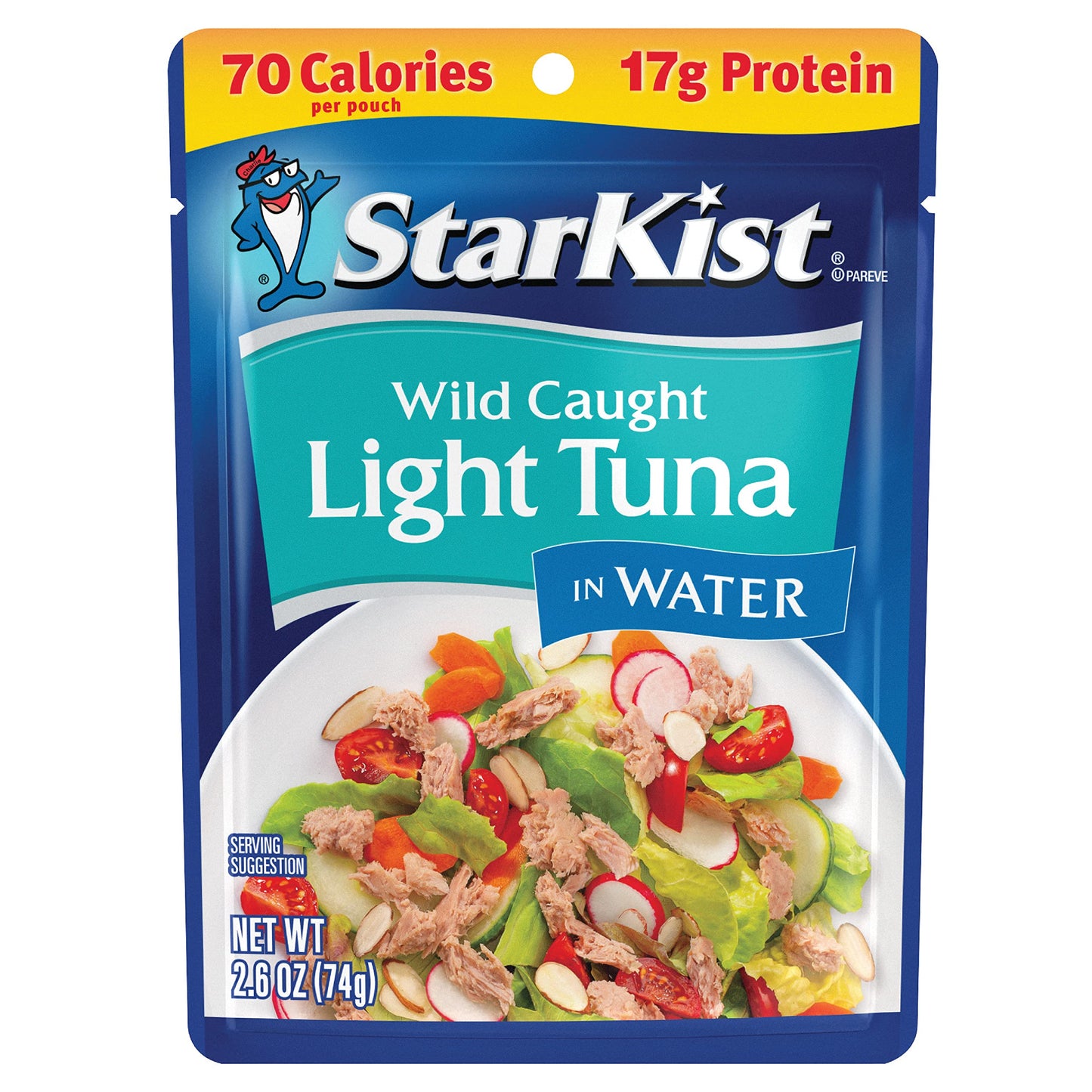 Starkist Chunk Light Tuna In Water, 2.6 Oz, Pack Of 24
