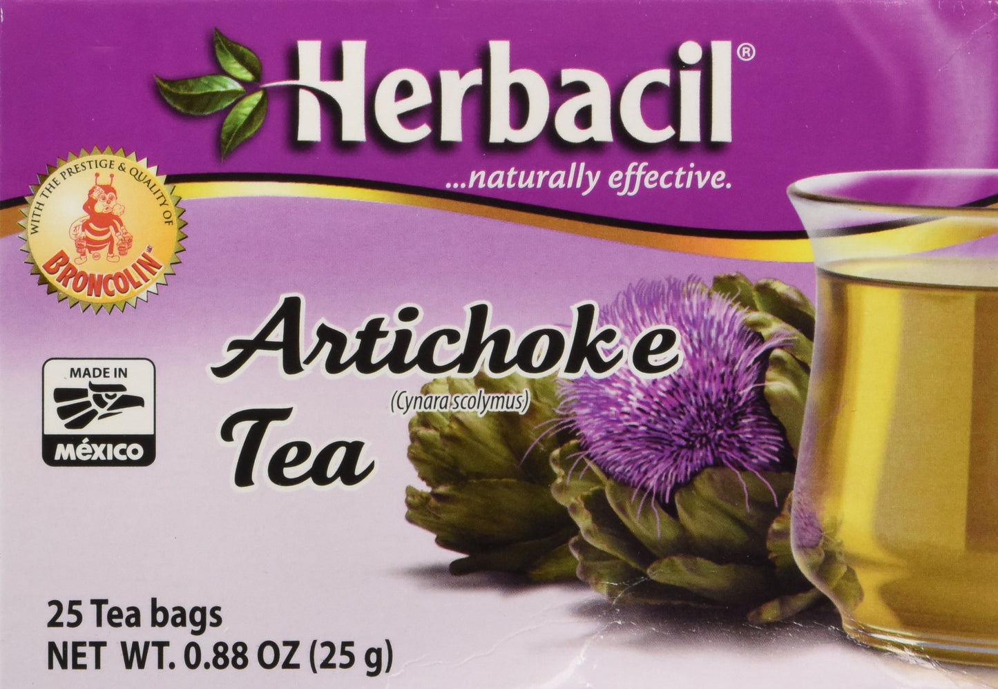 Herbacil Artichoke Tea Te De Alcachofa 25 Bags