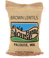 Small Brown Dry Lentils | 5 Lbs Plastic Free Packaging | Family Farmed In Washington State | 100% Desiccant Free | Non-Gmo | 100