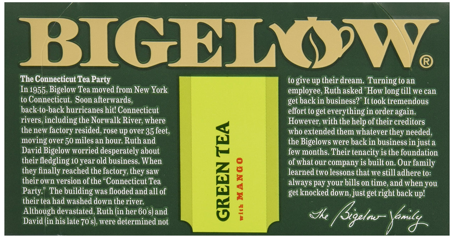 Bigelow Tea Grn Mango 20Bg