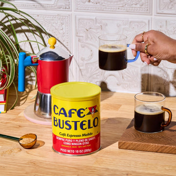 Caf Bustelo Espresso Dark Roast Ground Coffee, 10 Ounces