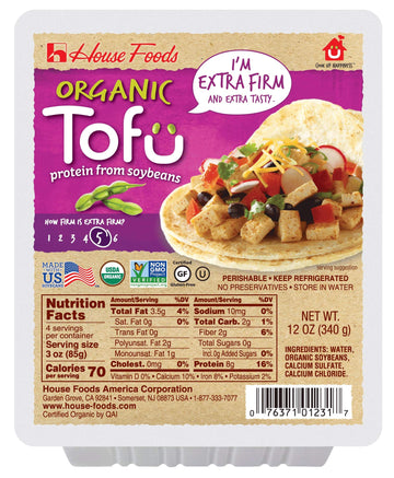 House Foods, Organic Extra-Firm Tofu, 12 Oz