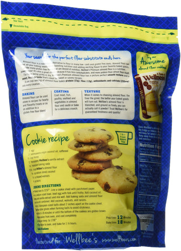 Wellbee'S Almond Flour, Extra Fine, Gluten Free, Blanched, Low Carb, All Purpose, 2 Lbs
