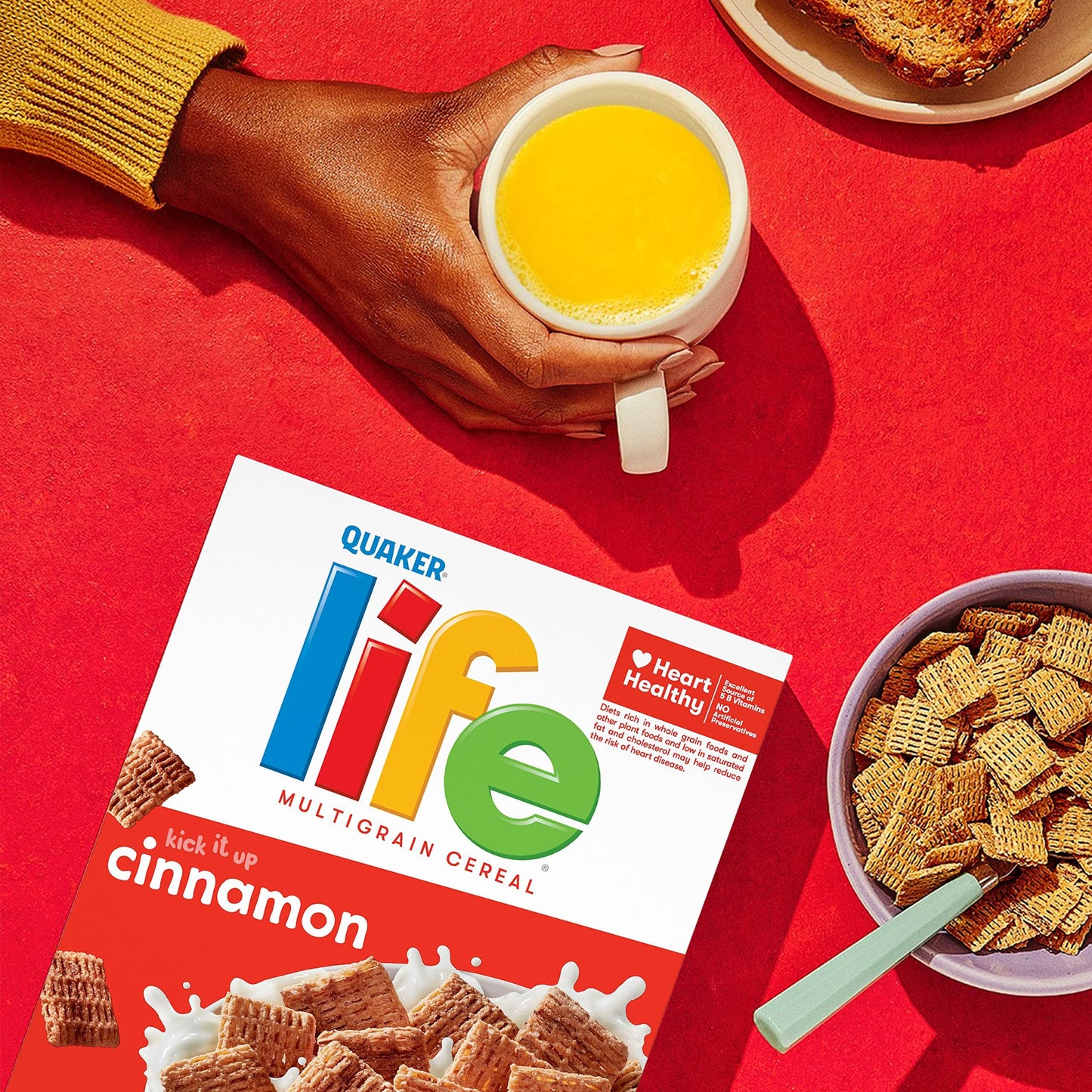 Quaker Life Breakfast Cereal, Cinnamon, 13 Ounce (Pack of 3)