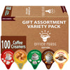 Variety Pack Creamers Liquid Creamer Singles | Gift Assortment Box | Coffee Cream | Sweet and Creamy Chocolate Caramel Caramel Macchiato Original & Irish Cream - No Refrigeration - Box Of 100