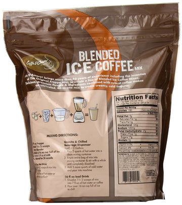 DaVinci Gourmet Mocha Blended Iced Coffee Mix, 48 Fl Oz, Pack of 1, Model 20557249