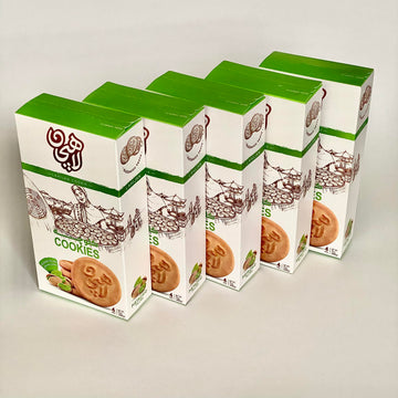 Pistachio Filiing Koloocheh- Pack Of 5 Boxes Pistachio Filling Koloocheh