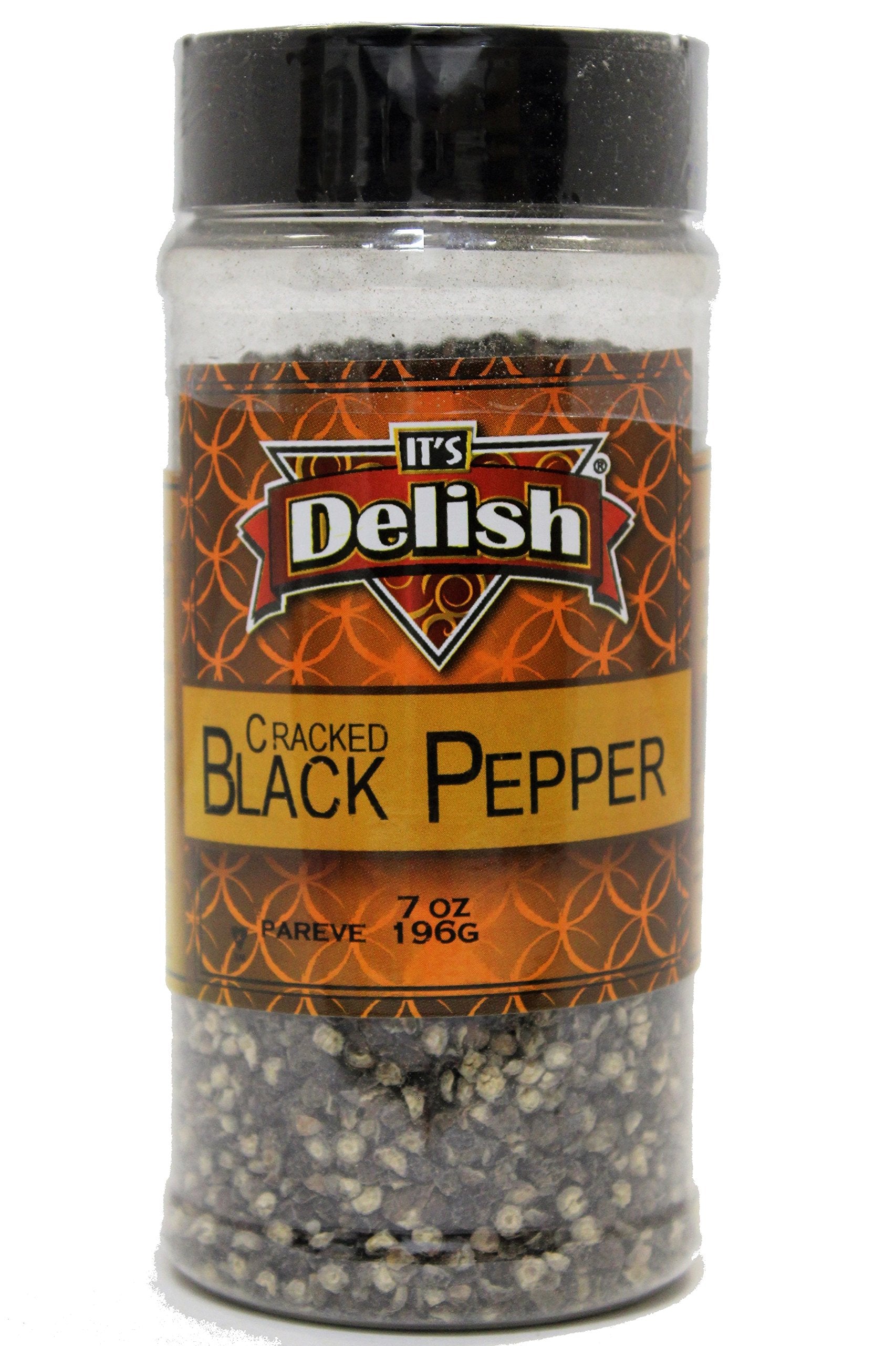 Black Pepper by Its Delish (Cracked, 7 oz Medium Jar)