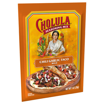 Cholula Chili Garlic Taco Seasoning Mix, 1 Oz (Pack Of 12)