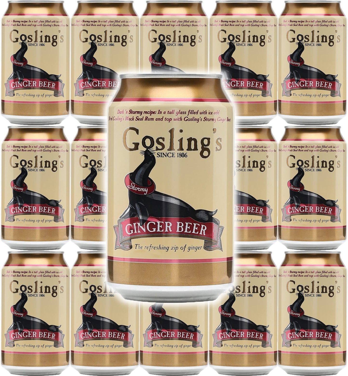 Goslings Flavor Blendger Malt Drink Flavor Blendger Malt Drink All Natural Flavor With The Refreshing Zip Of Flavor Blendger 12 Oz (Pack Of 15 Total Of 180 Oz)