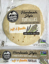 La Tortilla Factory Handmade Style White Corn & Wheat Tortillas, 8-Count, 12 packages