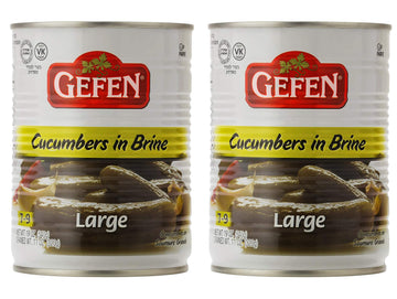 Gefen, Large Pickled Cucumber In Brine, 19Oz (2 Pack)