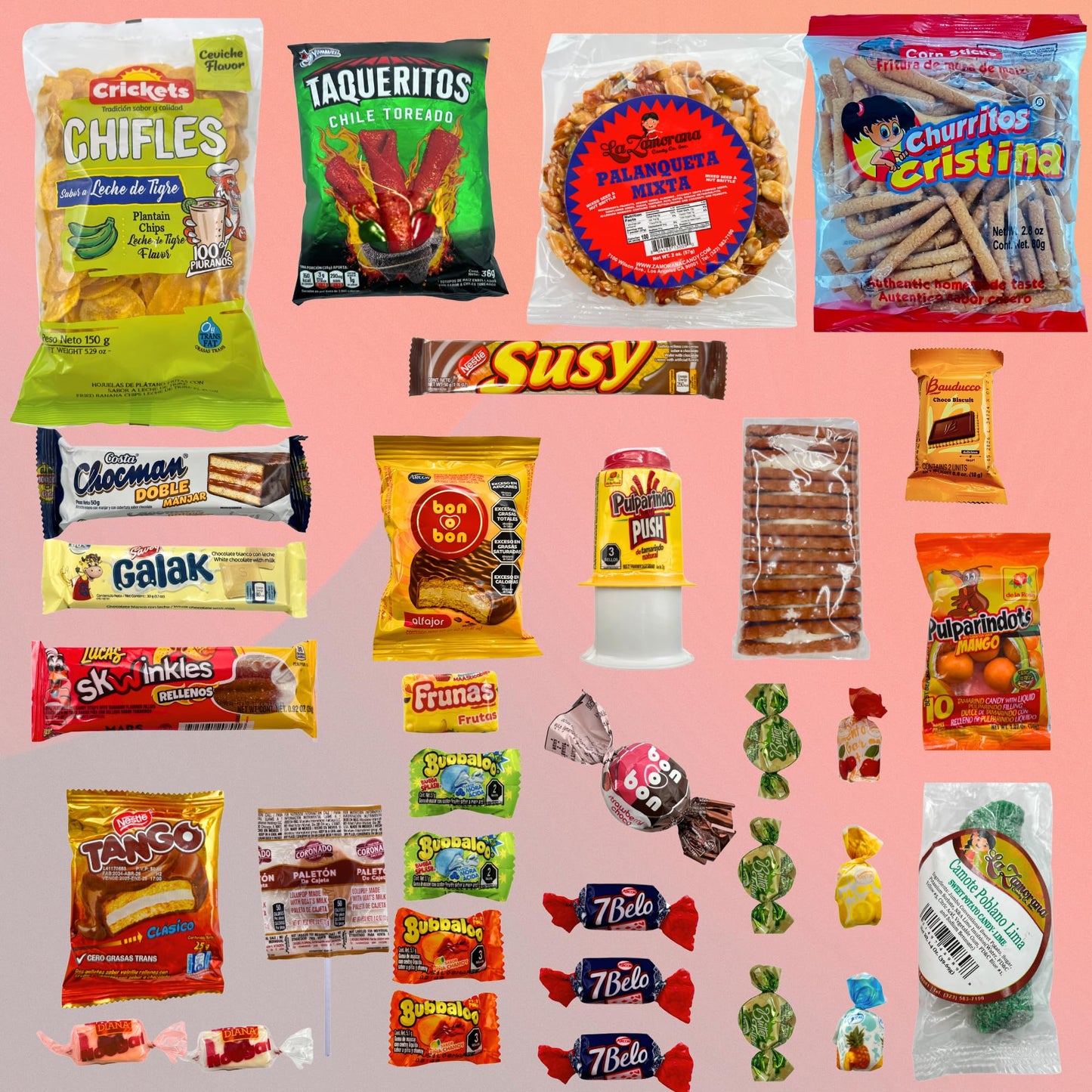 International Hispanic Snack Box - Ideal Mother'S Day Gift With Exotic Snacks From Mexico, Argentina, Colombia, Peru And More! (