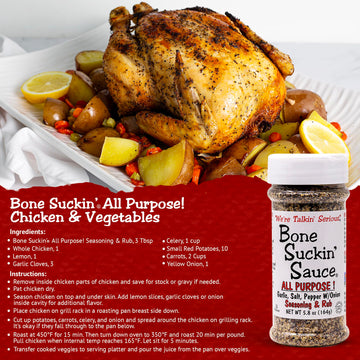 Bone Suckin' Sugar Free Seasoning & Rub Variety, Sugar Free 3 Pack All Purpose, Steak, Seafood, Non-Gmo, Gluten-Free, Fat Free,