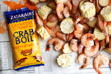 Zatarain's Crawfish, Shrimp & Crab Boil - 16 oz Seasoning Mix, Perfect for Seafood Dishes