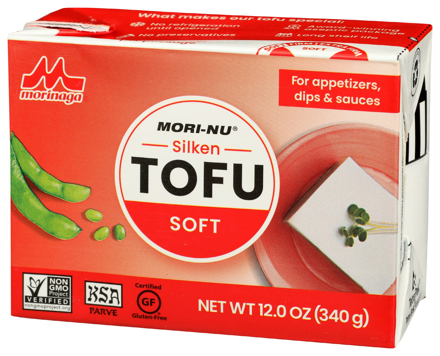 Mori-Nu Soft Tofu Silken 12 Oz