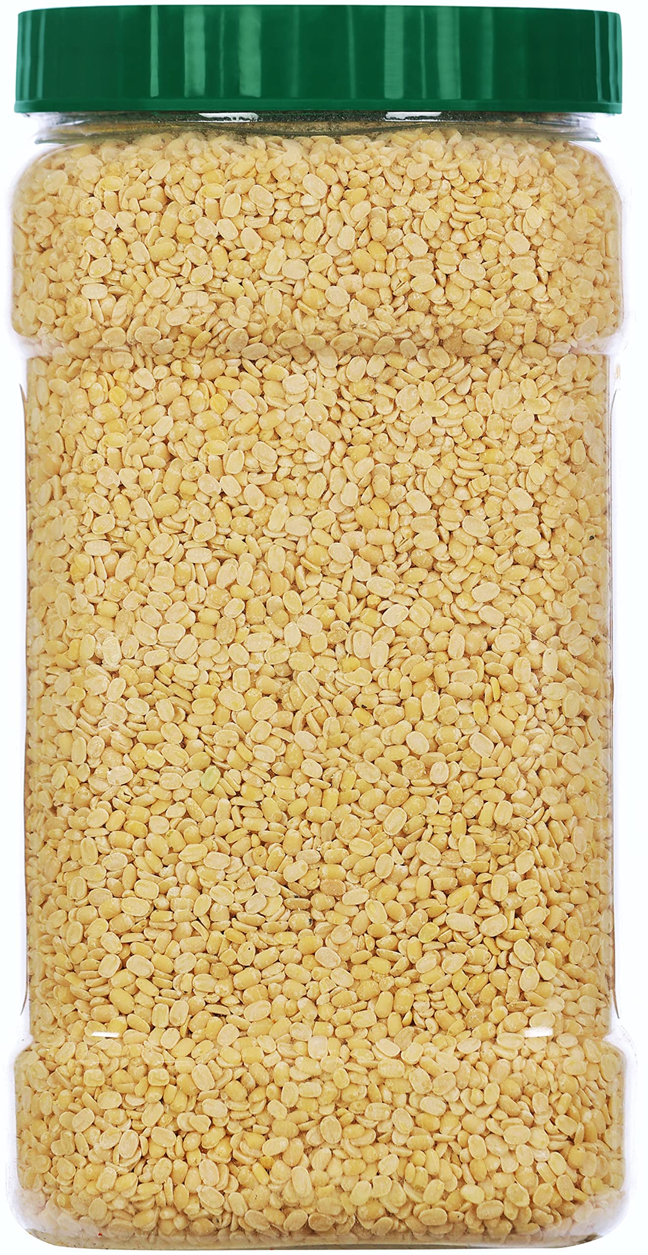 Rani Organic Urid/Urad Dal (Split Matpe Beans Skinless) Indian Lentils 64Oz (4Lbs) 1.81Kg Bulk Pet Jar ~ All Natural | Vegan | G