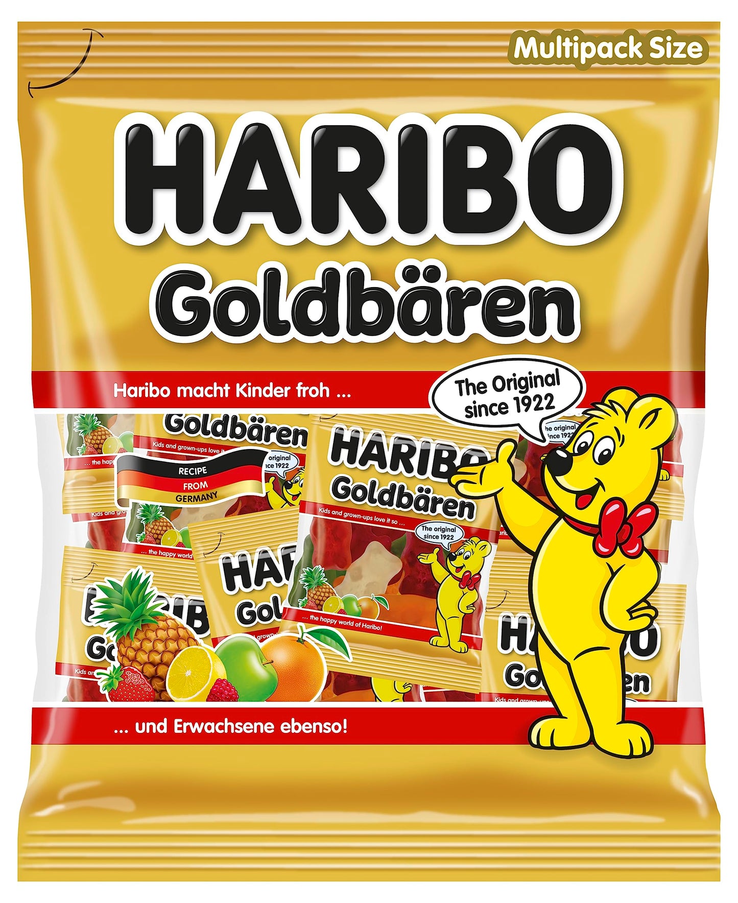 Haribo Mini Gold Bears 250Grams, 18 Pc