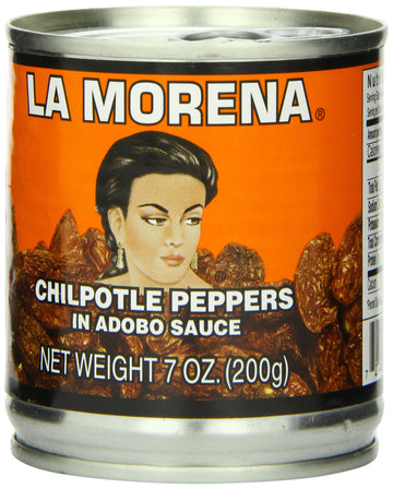 La Morena Chipotle Peppers in Adobo Sauce, 7 Ounce (Pack of 24)