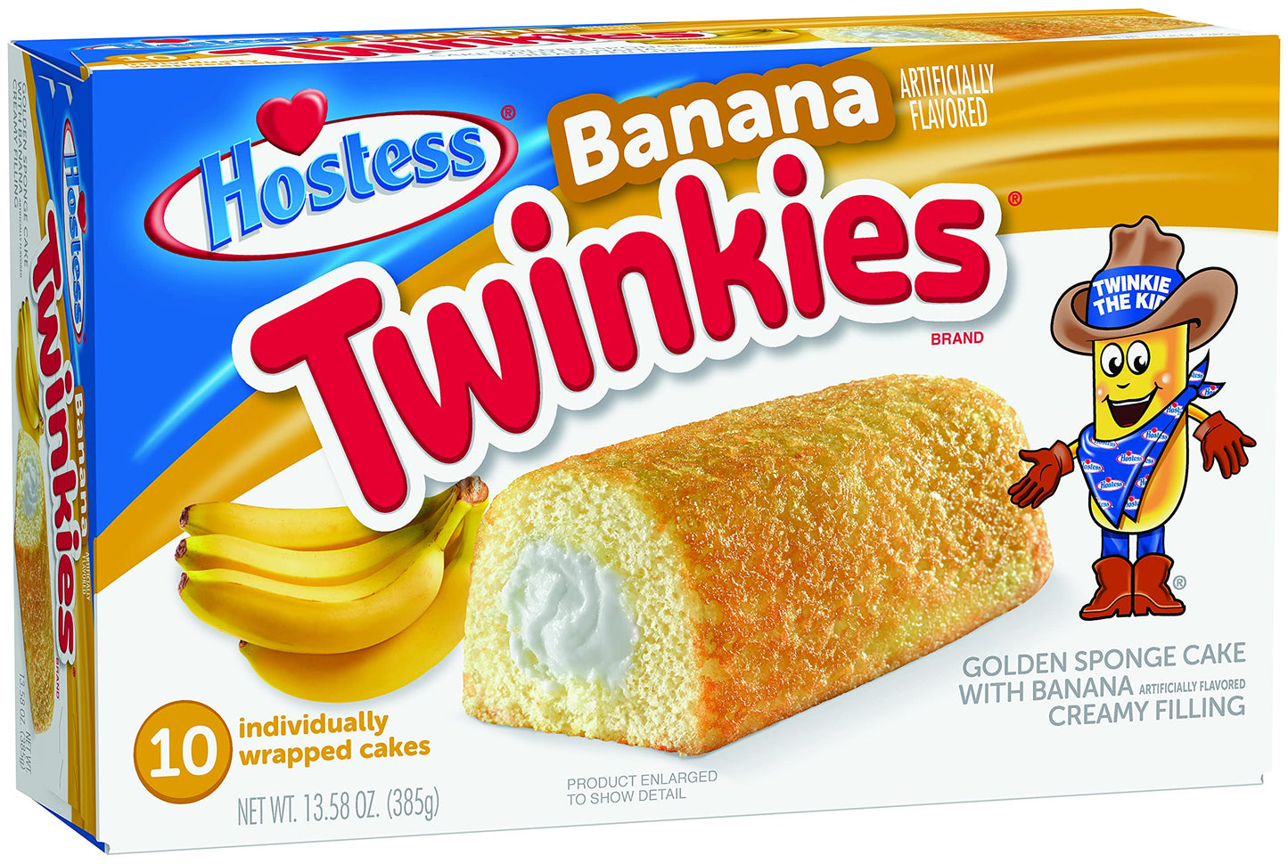 Hostess Twinkies, Banana, 10 Count (Pack of 6)