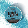 (10g) Teal Blue Edible Glitter for Cocktails, Drinks, Cakes - Peacock Blue Edible Drink Glitter Bulk - 100% Food Safe Cake Luste