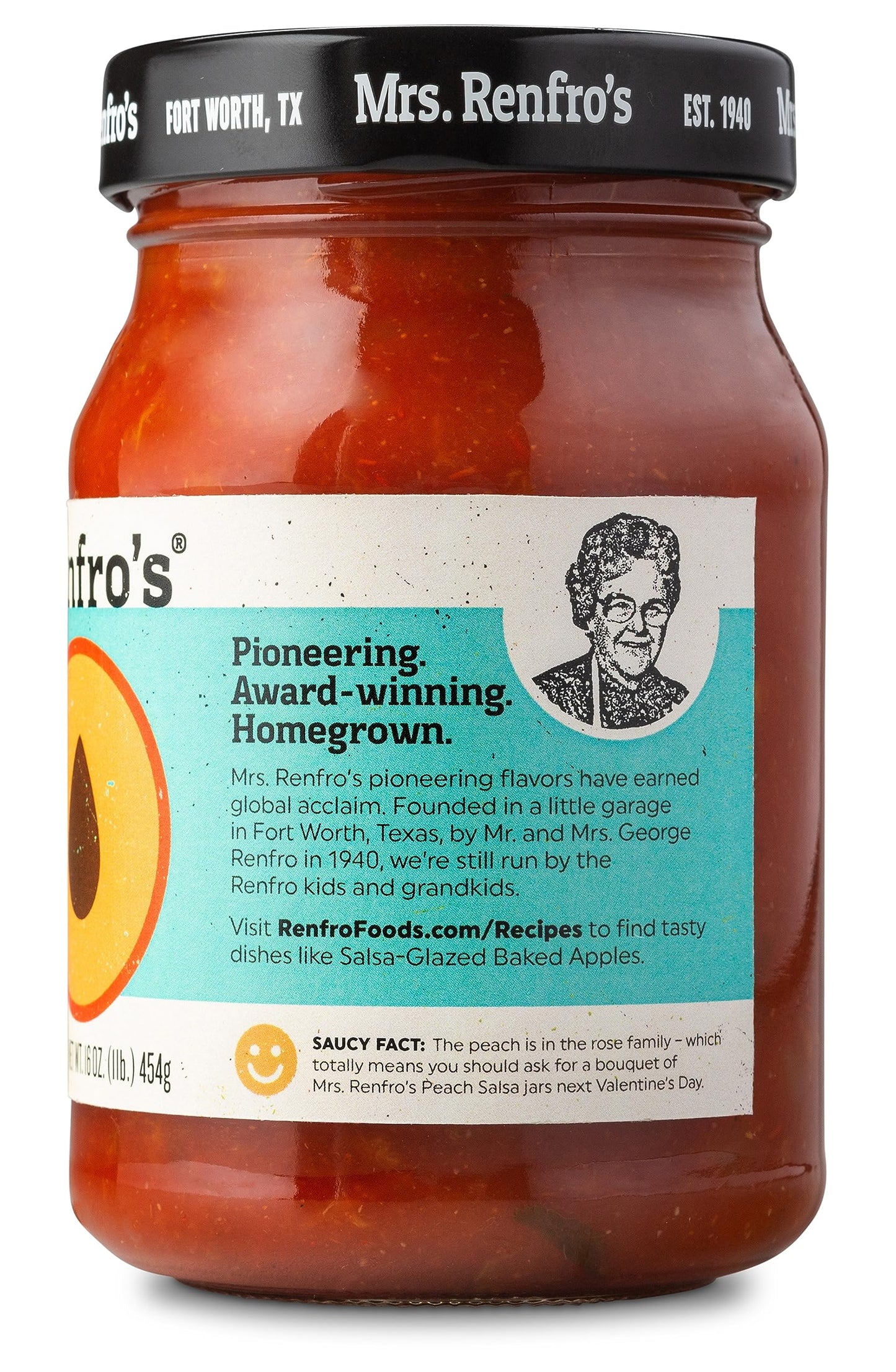 Mrs. Renfros Peach Salsa - Gluten Free (16-Oz. Jars, 2-Pack)