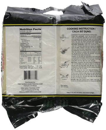 Three Ladies Brand Vietnamese Rice Vermicelli, 2Lbs (Pack Of 2)