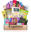 Healthy Vegan Snacks Care Package: Non-Gmo, Vegan Jerky, Protein Bars, Cookies, Fruit & Nuts, Healthy Gift Basket Alternative, S