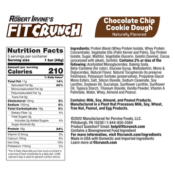 Fitcrunch Snack Size Protein Bars, Designed By Robert Irvine, Worlds Only 6-Layer Baked Bar, 3G Of Sugar & Soft Cake Core (18 Ba