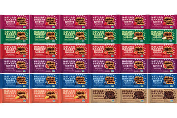 Stone Ground Whole Wheat Fig Bars - 36 Count Variety Pack All Natural, Non-Gmo Snack Variety Box, Assorted Variety Pack