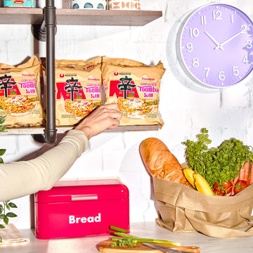 Nongshim Ramen Noodles, Gourmet Instant Ramen, Premium Noodle, Spicy Creamy Stir Fry, Shin Toomba, 4.83Oz (Pack Of 4)