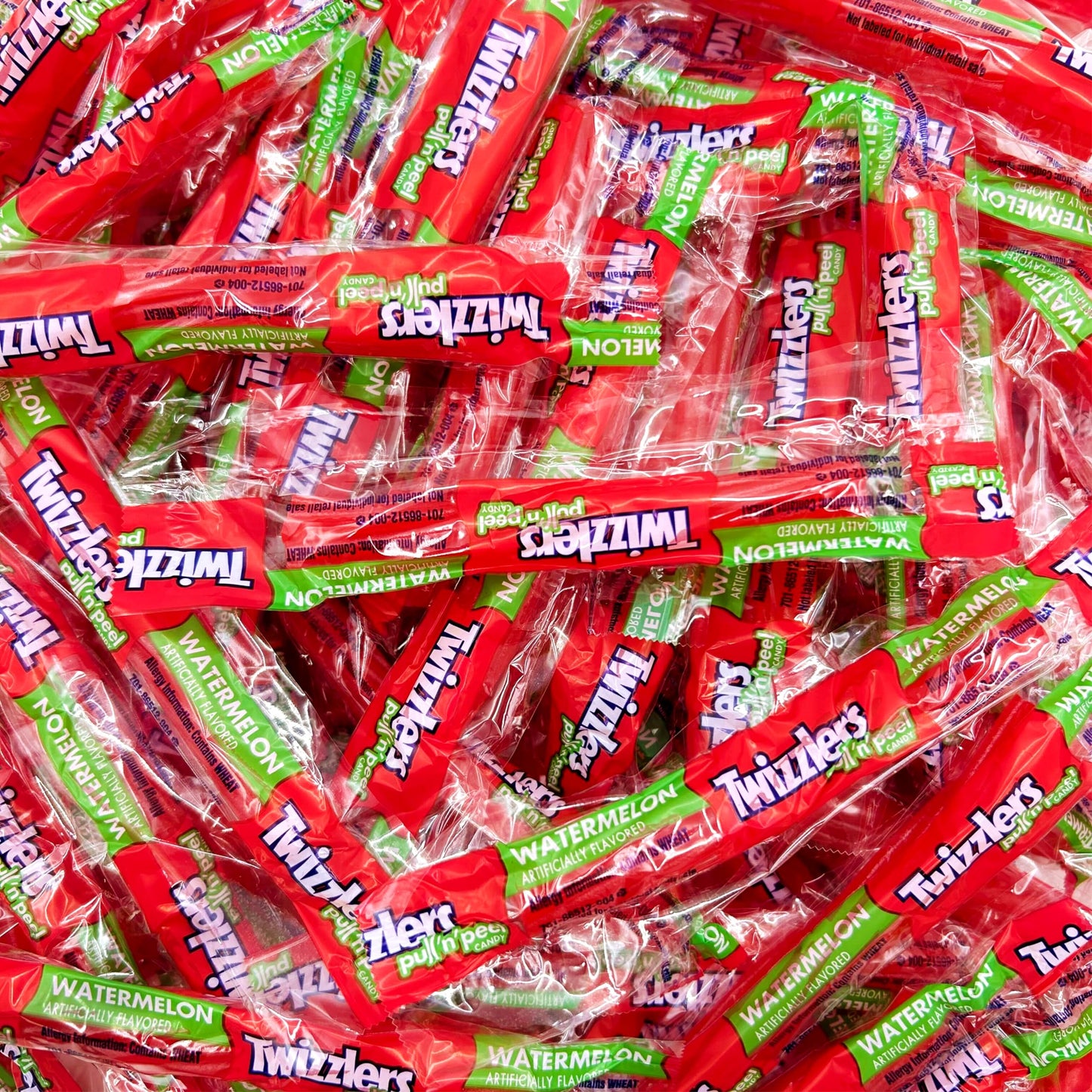 Twizzlers Pull 'N' Peel Watermelon Flavored Chewy Candy (Bulk Of 3 Pound)