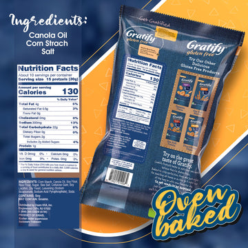 Osem Gratify Pretzel Party Mix Sea Salt 2 pack (10.5 ounce x 2) Vegan and Gluten Free Oven Baked Deliciousness