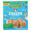 Annie's Homegrown Organic Birthday Cake Crispy Bars, Gelatin Free, 3.9 Ounces (Pack Of 8)