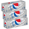 Diet Pepsi Soda, Fridge Pack Bundle, 12 fl oz, 36 Cans
