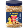 PLANTERS Dry Roasted Peanuts, 34.5 oz. Resealable Plastic Jar - Peanuts with Sea Salt - Peanut Snacks - Shareable Snacks - Heart