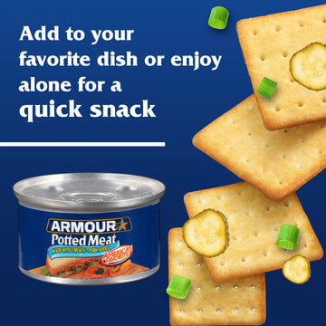 Amour Star Potted Meat, Canned Meat, 3 Oz (Pack Of 48)