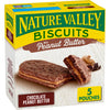 Nature Valley Biscuit Sandwiches, Chocolate Peanut Butter Snacks, 5 Ct, 6.75 Oz