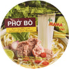 MAMA Pho Bo Instant Beef Soup Bowl Noodle In Vietnamese Style, Silky-smooth, Chewy Rice Noodles With Piping Hot Aromatic Soup Mi