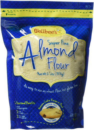Wellbee'S Almond Flour, Extra Fine, Gluten Free, Blanched, Low Carb, All Purpose, 2 Lbs