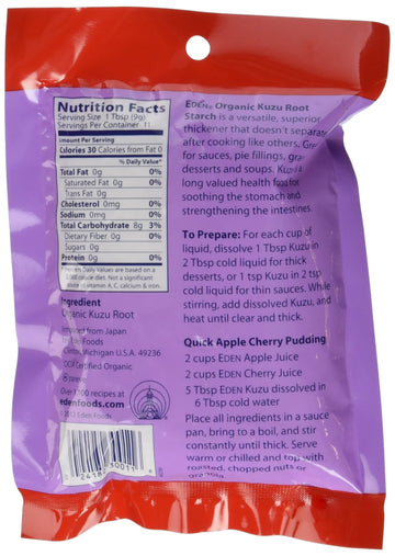 Eden Kuzu Root Starch, Organic, 3.5-Ounce Packages (Pack of 4)