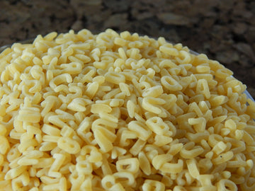 Alphabet Pasta Noodles - 3 Lb Tub