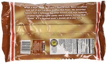 Tootsie Pops Limited Edition Caramel Lollipops 12.6 Oz (Pack Of 2) 42 Total Pops