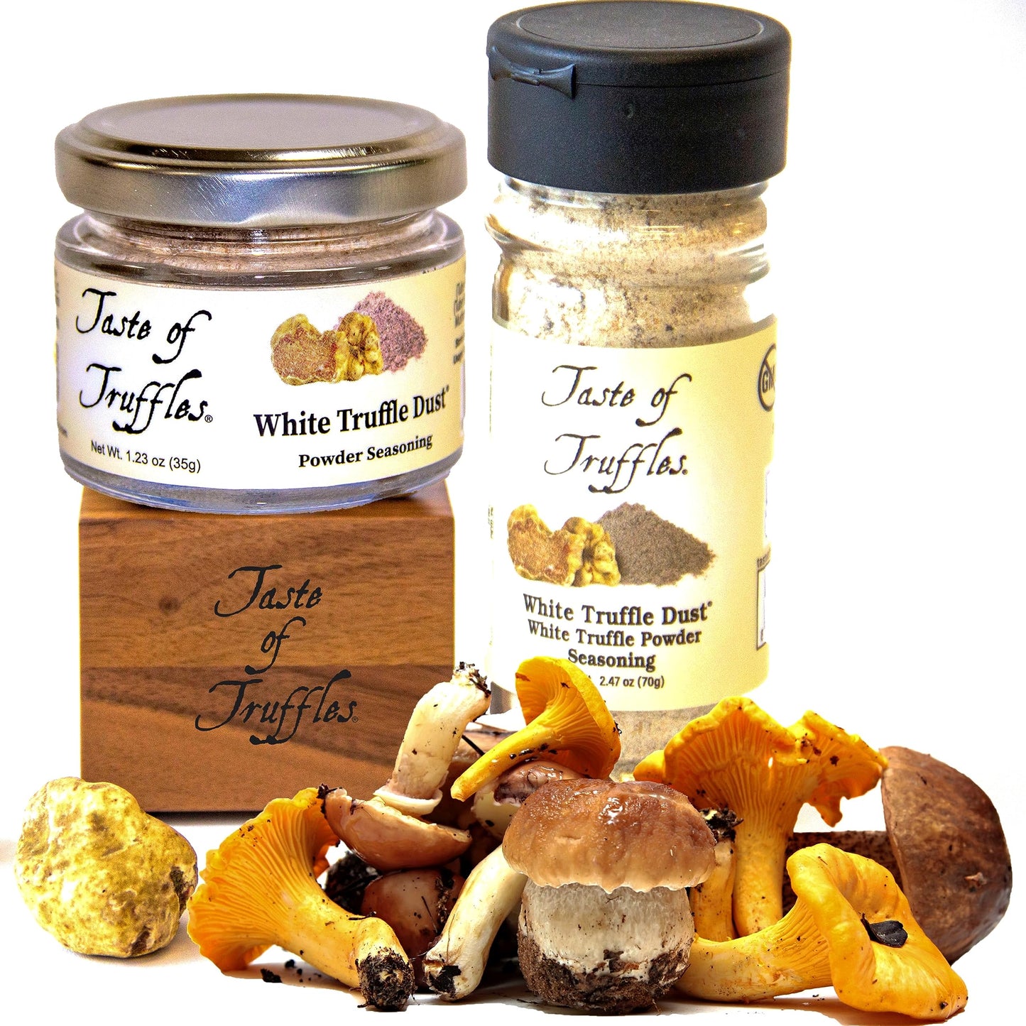 TASTE OF TRUFFLES Truffle Dust® Seasoning, Truffle & Mushrooms Powder, Vegan, 1.23 oz