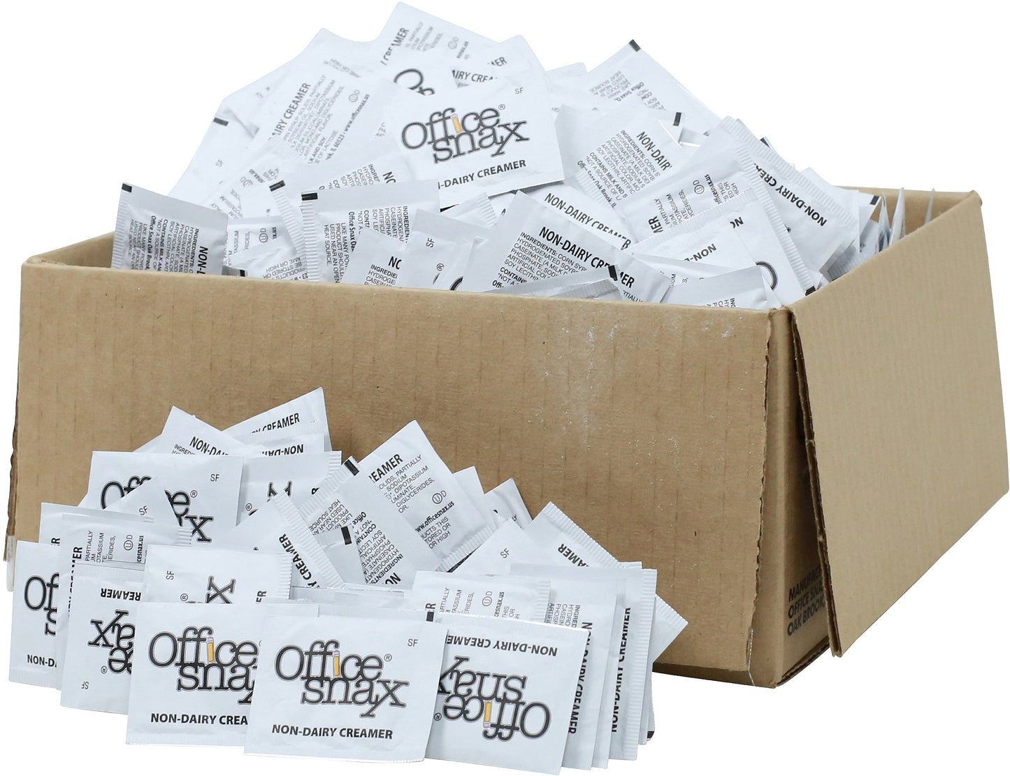 Office Snax Premeasured Single-Serve Packets, Powder Non-Dairy Creamer
