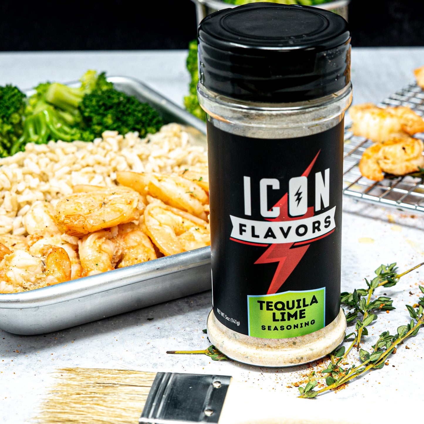 ICON MEALS Gluten Free Zero Calorie Seasoning, spirit-inspired flavor Lime Flavor, 5 Ounce, Keto Approved, Low Carb, Real Ingredients